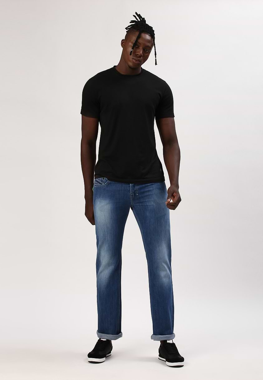 Re.Street Rebel | Mid Indigo Mid Rise Straight Jeans