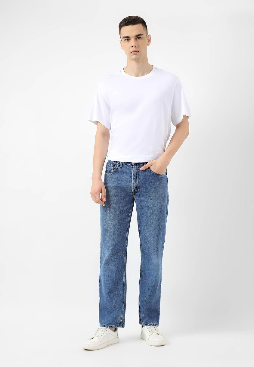 Re.Street Rebel | Mid Indigo Mid Rise Straight Jeans