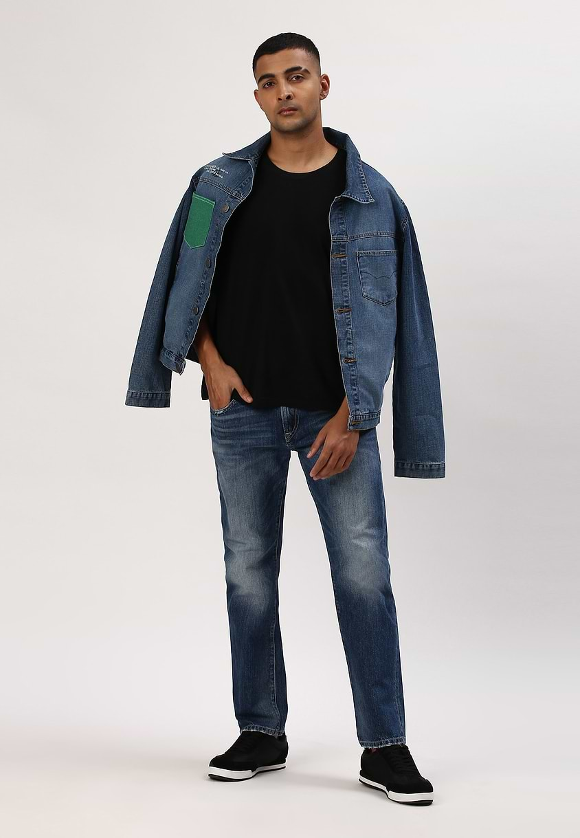 Re.Street Rebel | Dark Indigo Mid Rise Straight Jeans