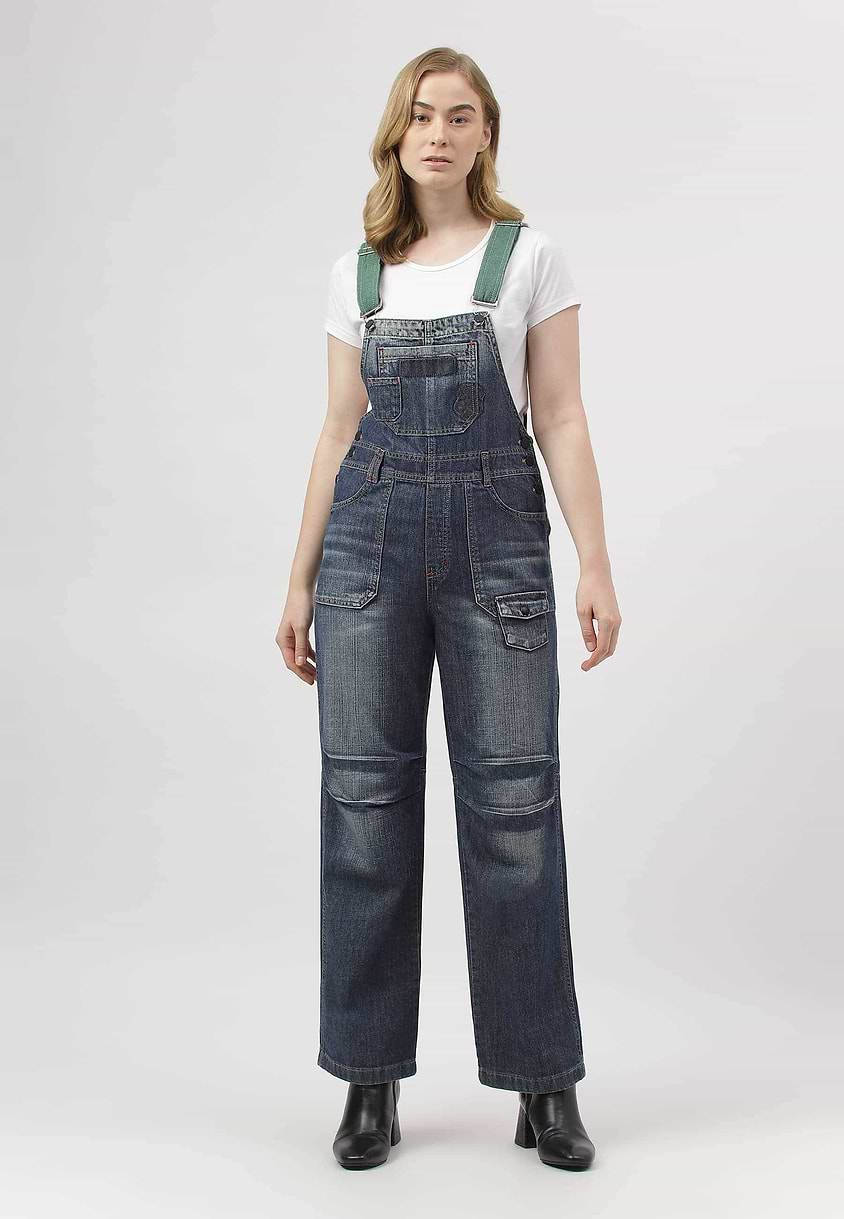 Re.Street Rebel | Dark Indigo Regular Straight Dungaree