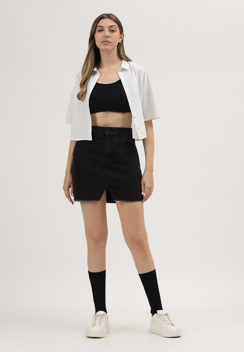 Re.Street Rebel | Black Mini Pencil Skirt