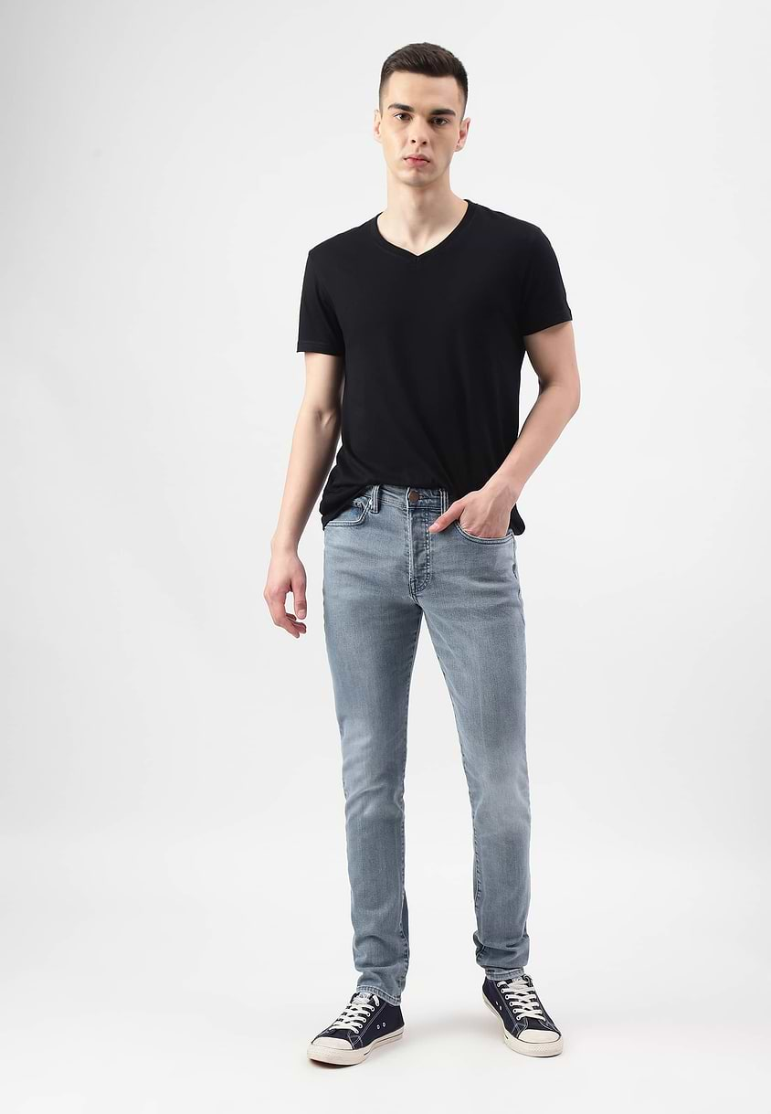 UnExcess Pledge | Light Indigo Mid Rise Skinny Jeans