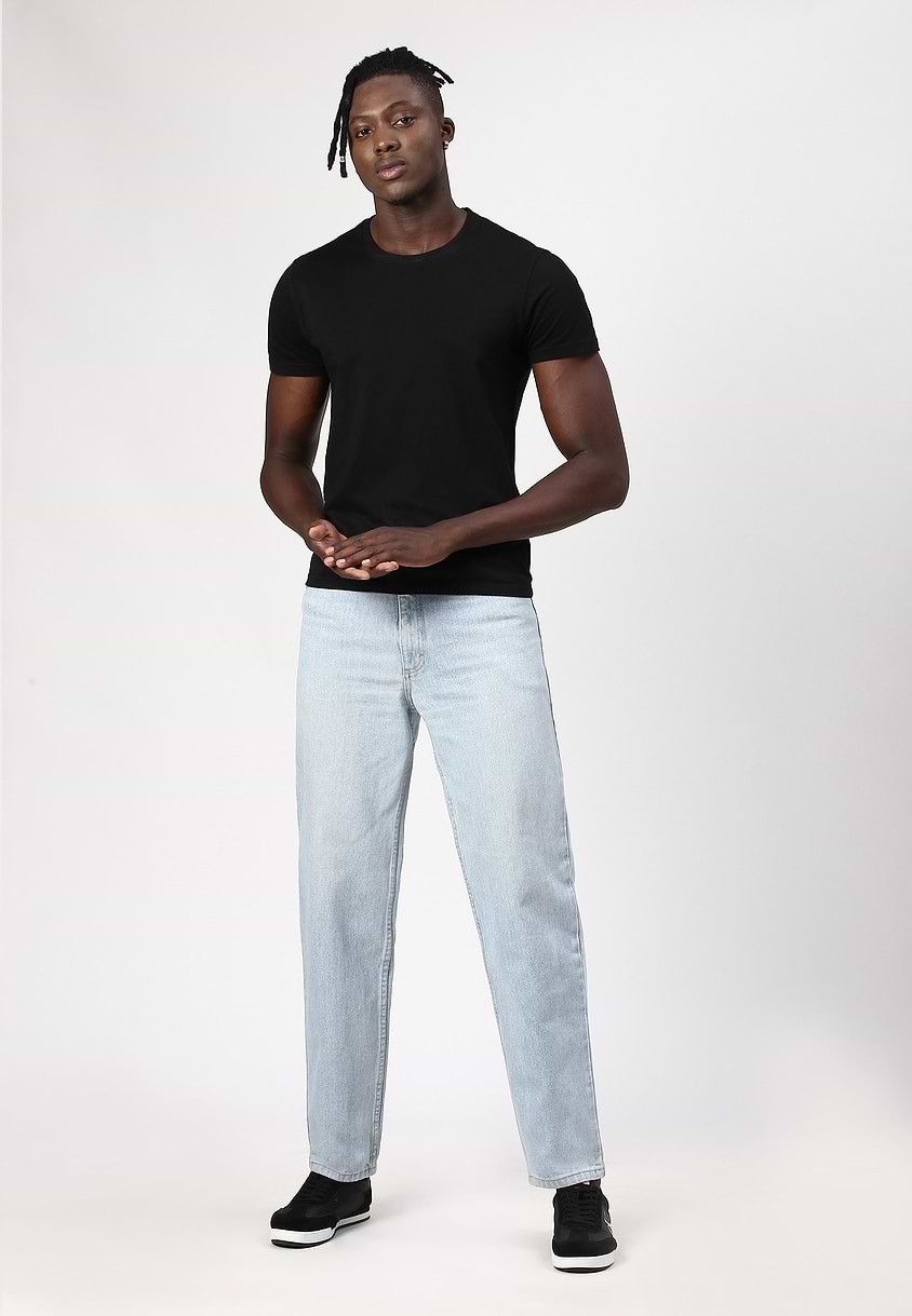 UnExcess Pledge | Light Indigo High Rise Slim Jeans