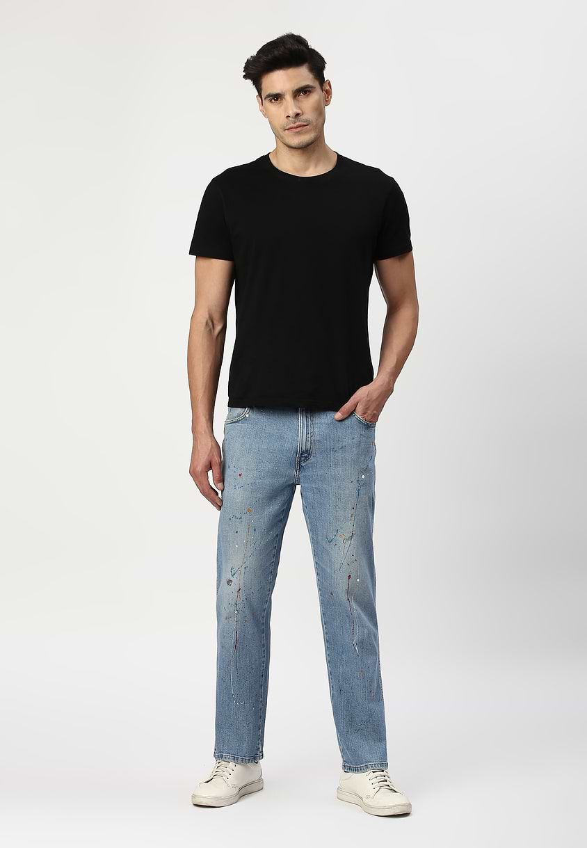 UnExcess Pledge | Mid Indigo Mid Rise Straight Jeans