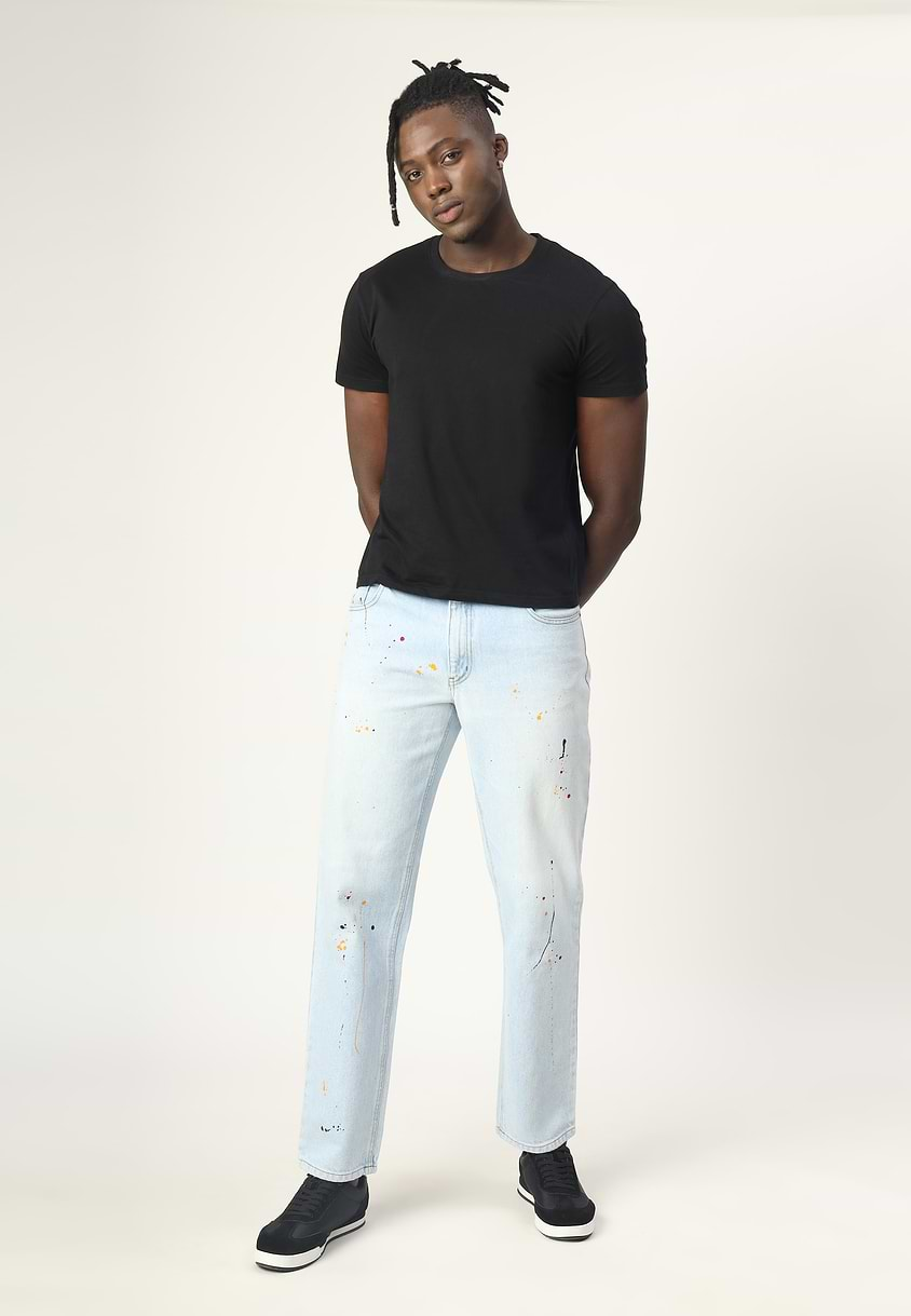 UnExcess Pledge | Light Indigo Mid Rise Straight Jeans