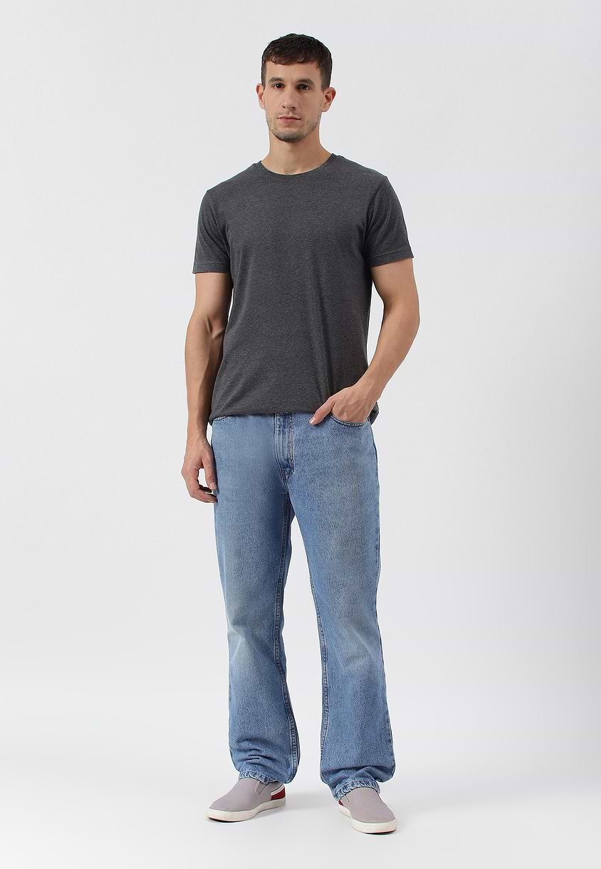 UnExcess Pledge | Light Indigo High Rise Straight Jeans