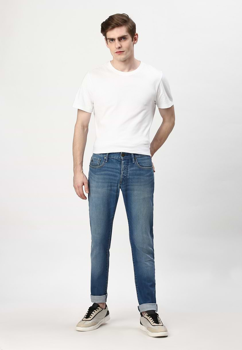 UnExcess Pledge | Mid Indigo Low Rise Skinny Jeans