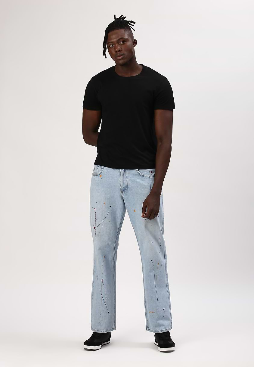 UnExcess Pledge | Light Indigo High Rise Straight Jeans