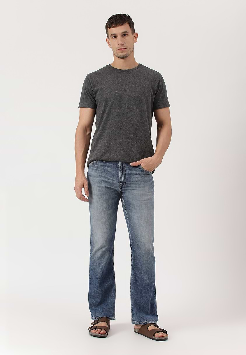 UnExcess Pledge | Mid Indigo Mid Rise Bootcut Jeans