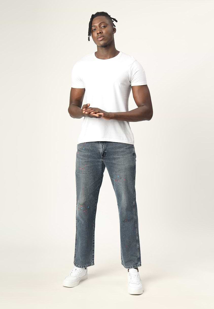 UnWaste Pledge | Dark Indigo High Rise Straight Jeans