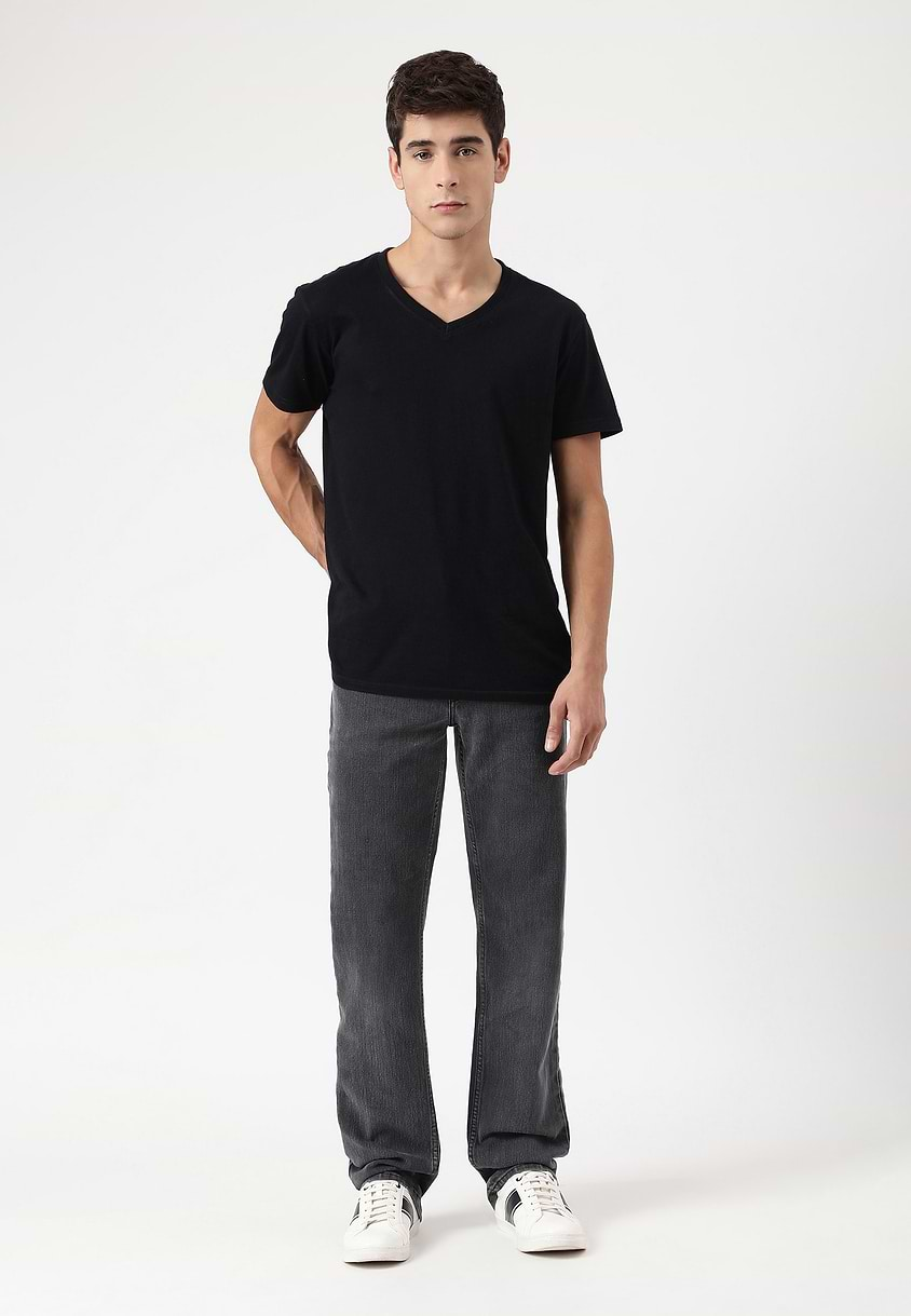 UnWaste Pledge | Grey Mid Rise Slim Jeans