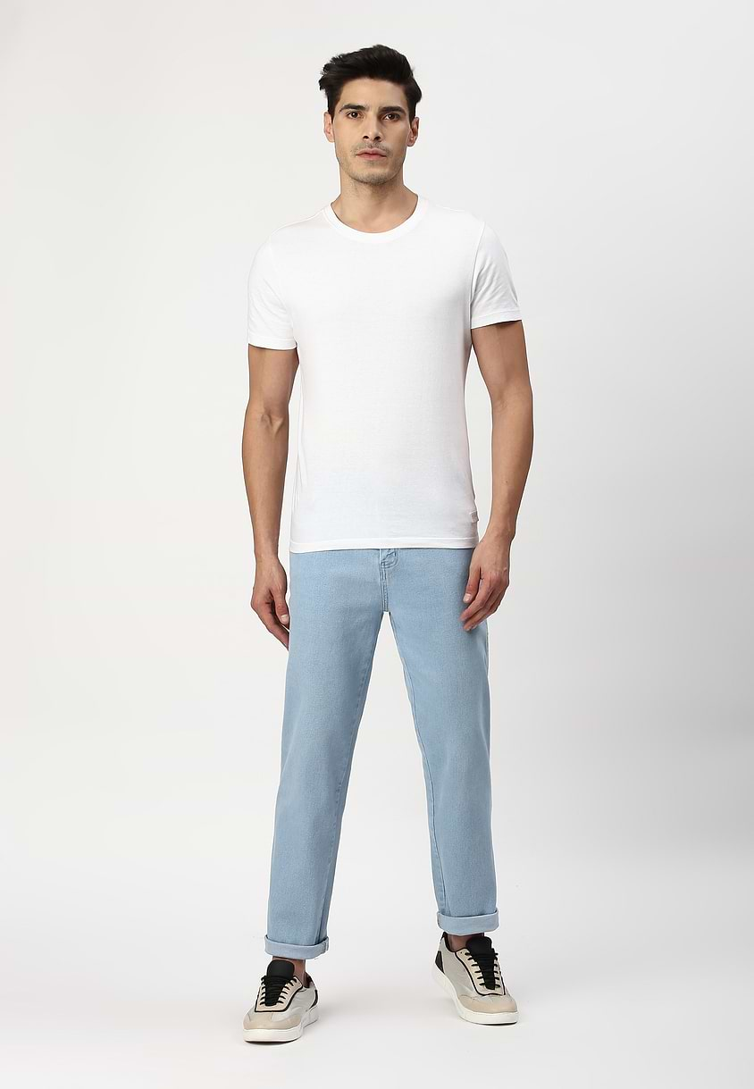 UnExcess Pledge | Light Indigo High Rise Slim Jeans