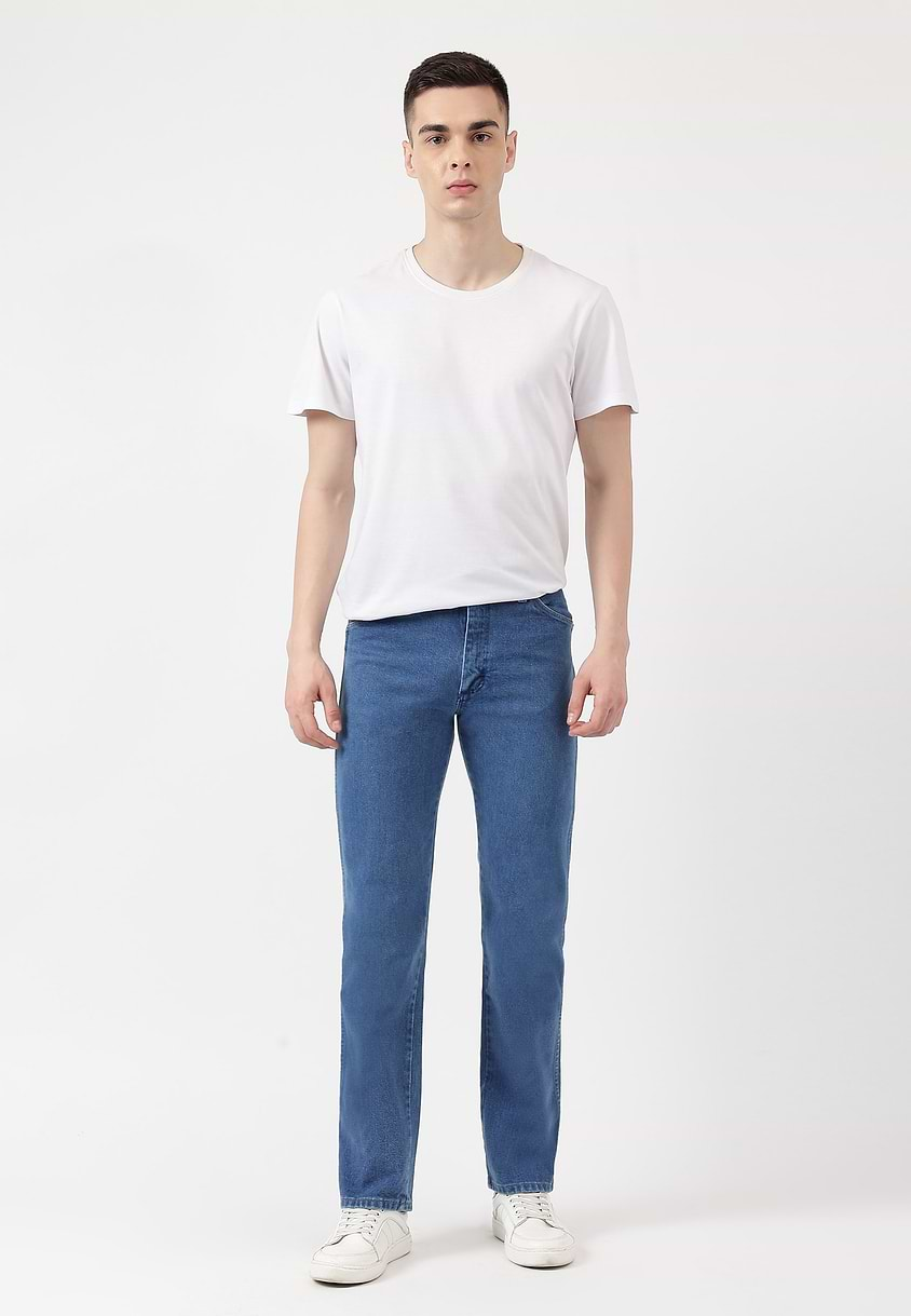 UnExcess Pledge | Mid Indigo High Rise Slim Jeans