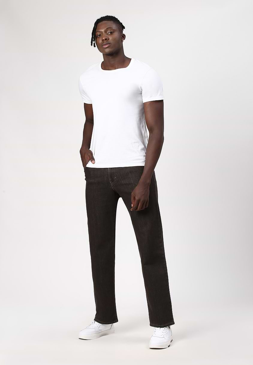 UnExcess Pledge | Black High Rise Straight Jeans