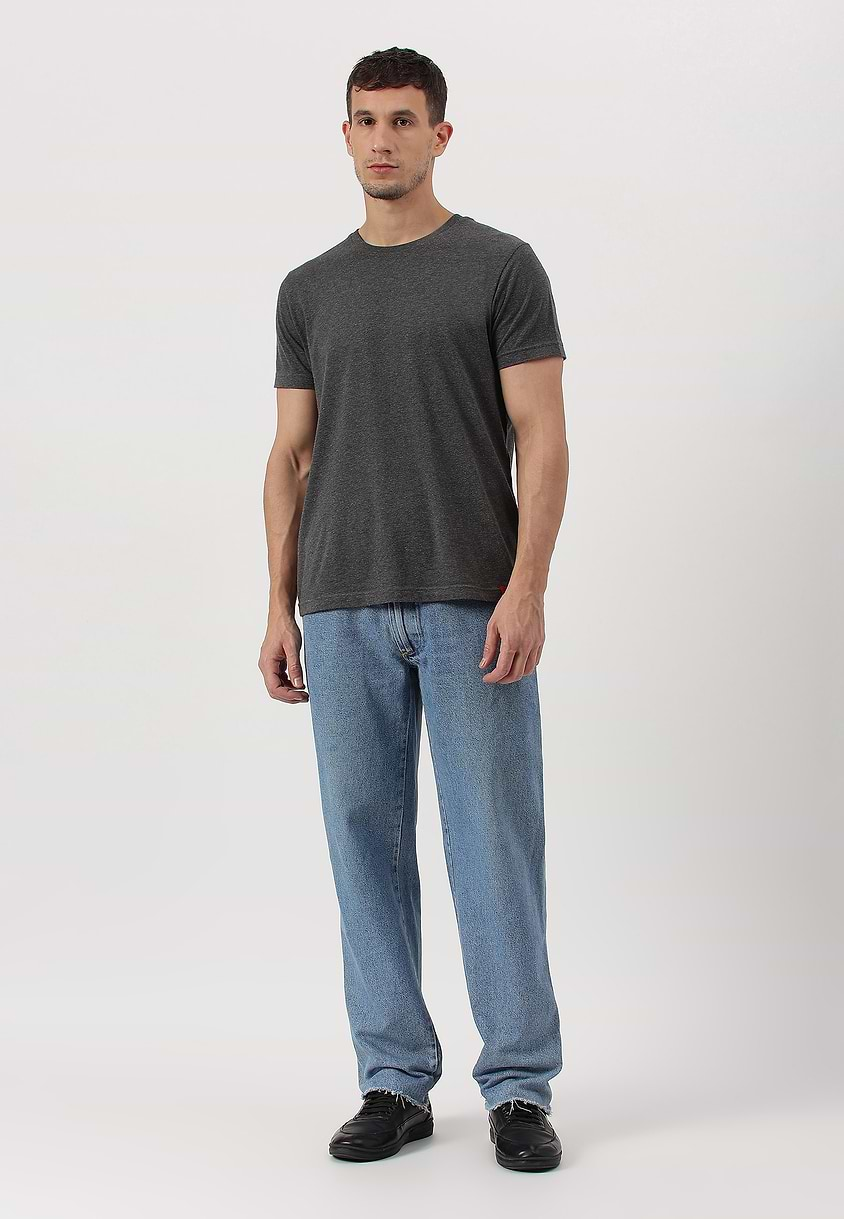 UnExcess Pledge | Light Indigo Mid Rise Straight Jeans