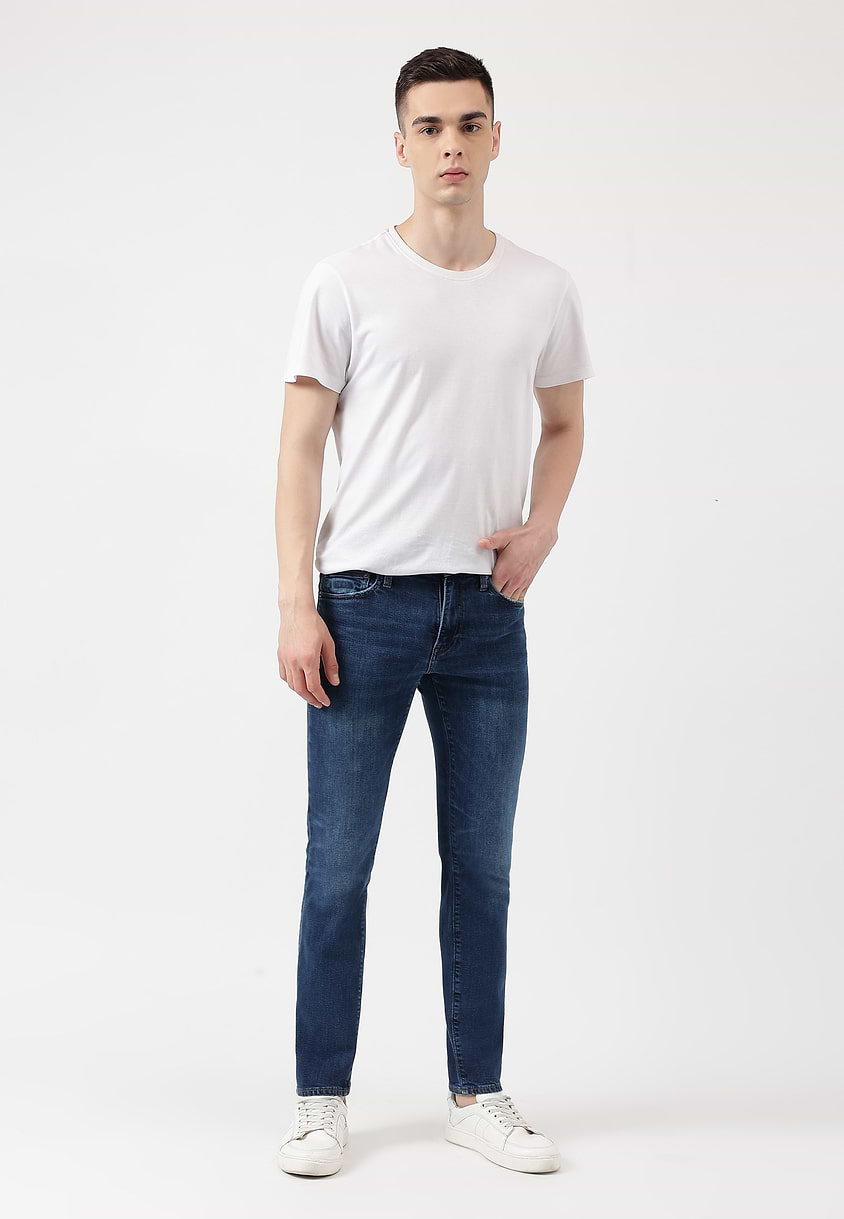 UnWaste Pledge | Dark Indigo Low Rise Skinny Jeans