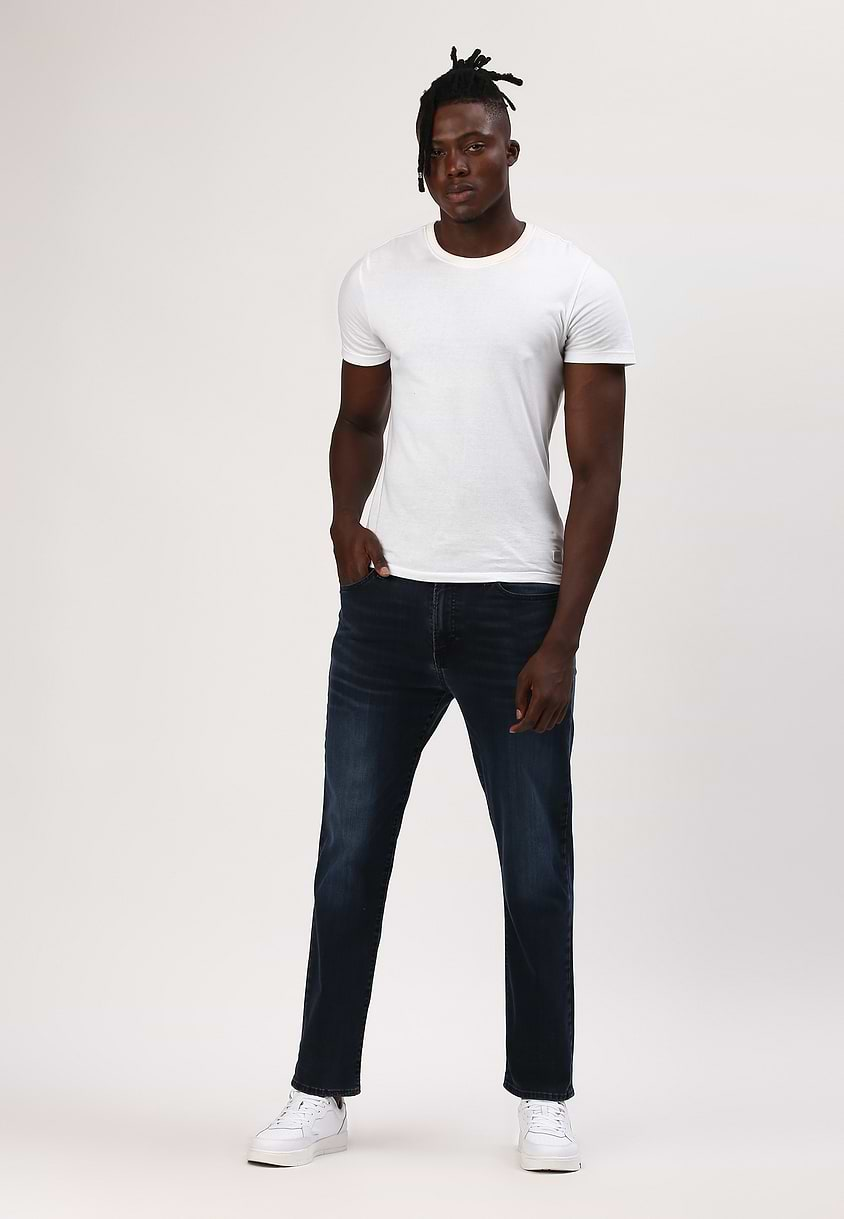 UnWaste Pledge | Dark Indigo High Rise Slim Jeans