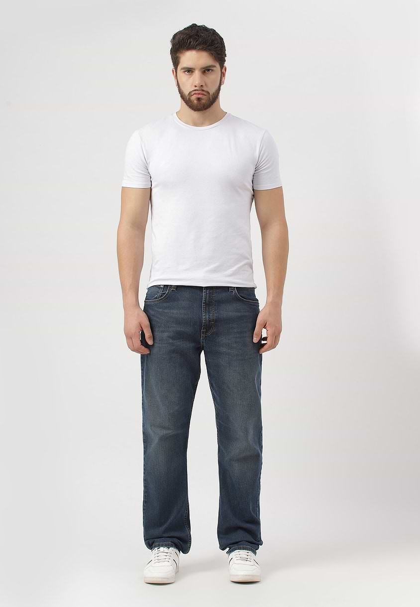 UnWaste Pledge | Dark Indigo High Rise Slim Jeans