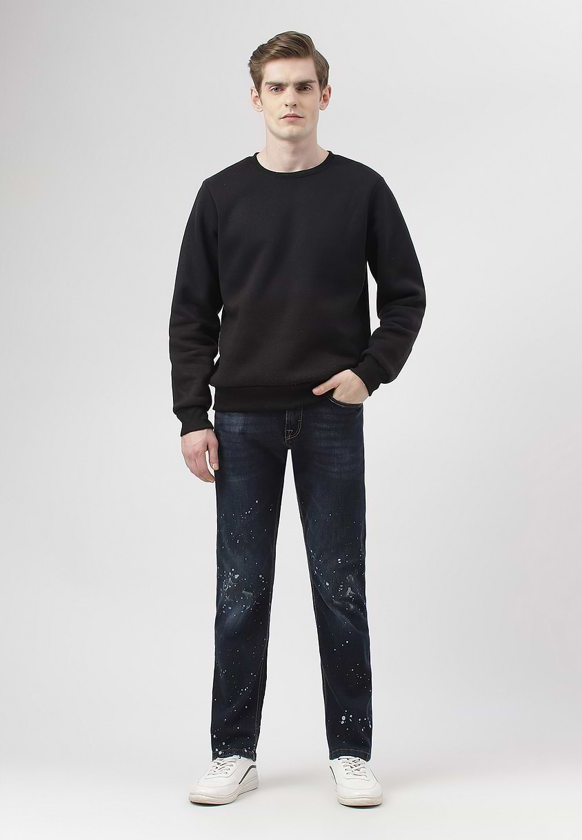 UnWaste Pledge | Dark Indigo Mid Rise Slim Jeans