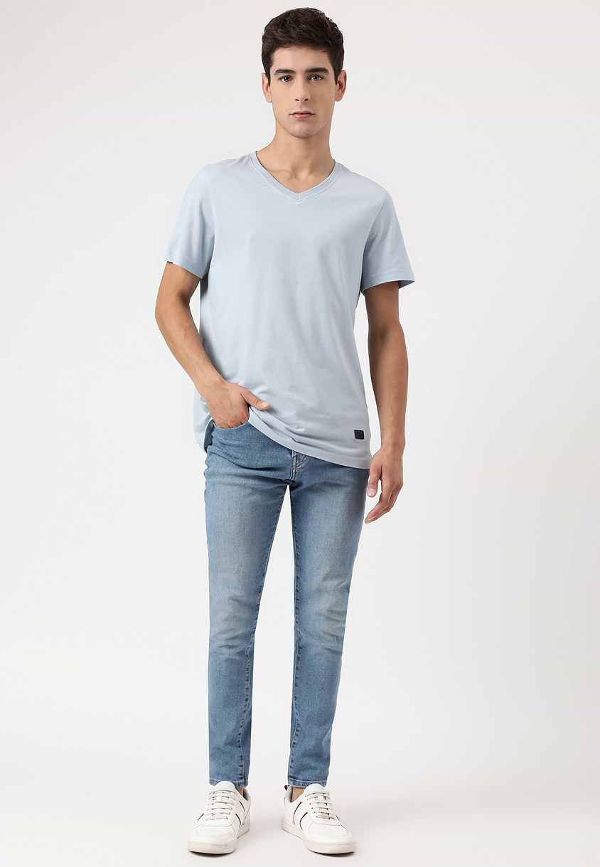 UnExcess Pledge | Light Indigo Mid Rise Skinny Jeans