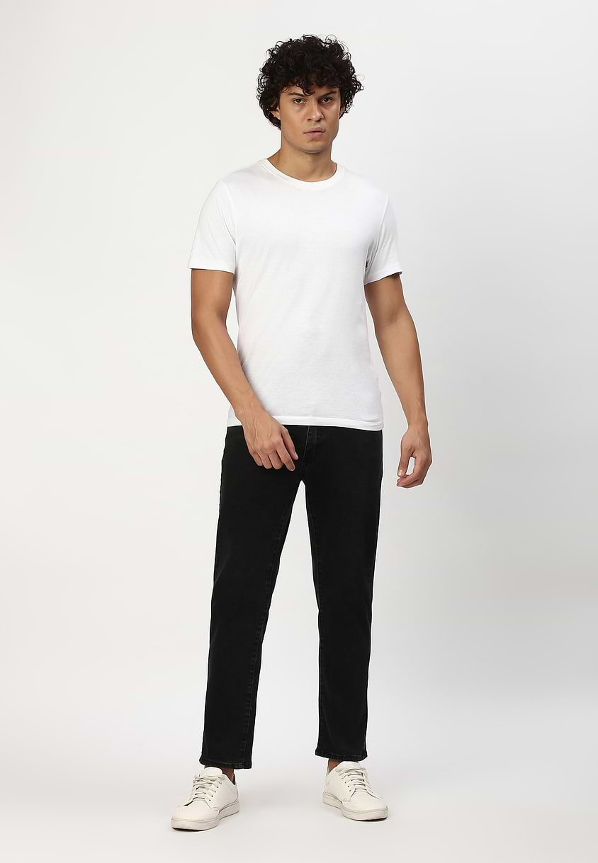 UnExcess Pledge | Black Low Rise Slim Jeans