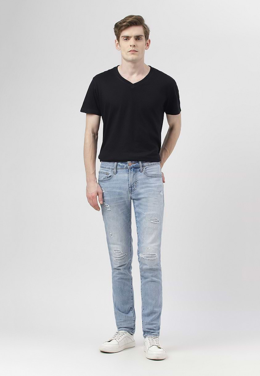 UnExcess Pledge | Mid Indigo Low Rise Skinny Jeans