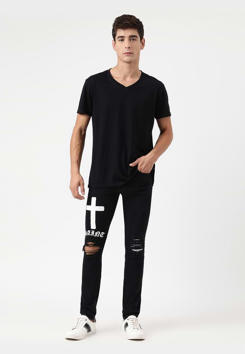 UnExcess Pledge | Black Low Rise Skinny Jeans