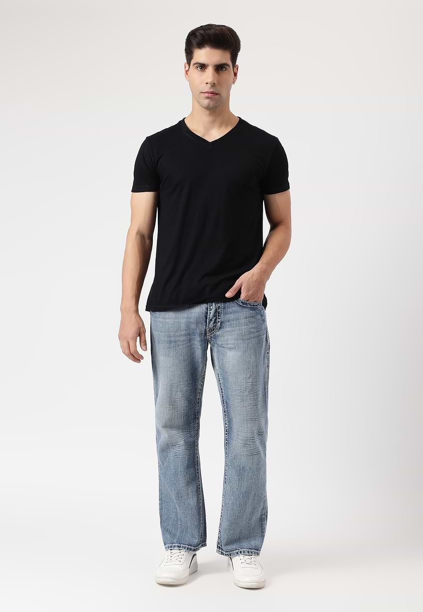 Re.Street Rebel | Mid Indigo Mid Rise Straight Jeans