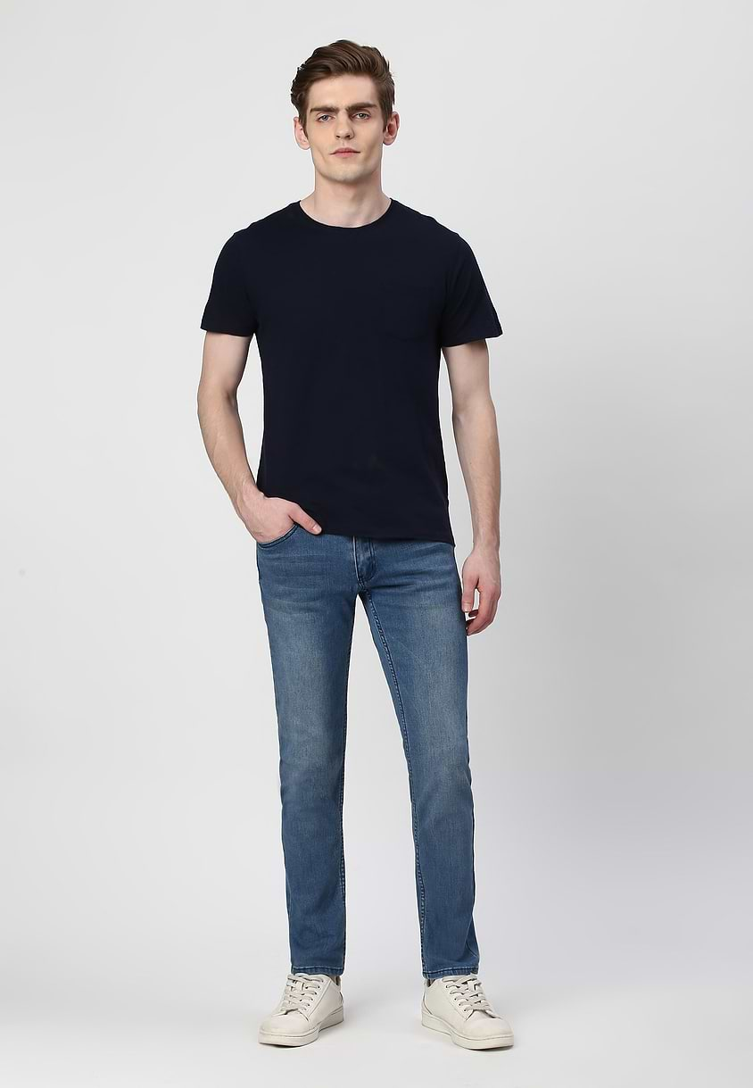 UnExcess Pledge | Mid Indigo Low Rise Skinny Jeans