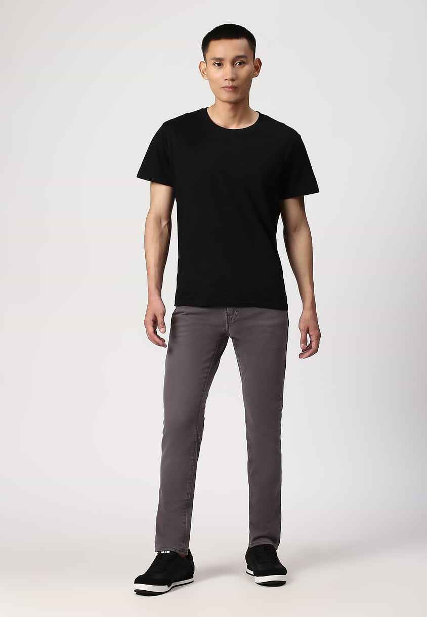 UnWaste Pledge | Grey Low Rise Slim Jeans