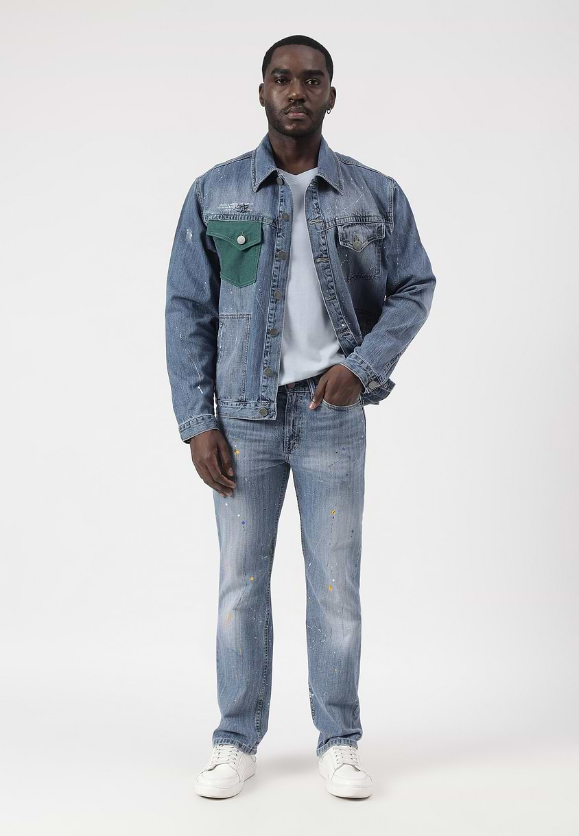 UnCrave Pledge | Dark Indigo Regular Trucker Jacket