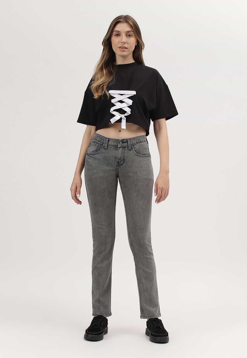 UnExcess Pledge | Black Low Rise Regular Skinny Jeans