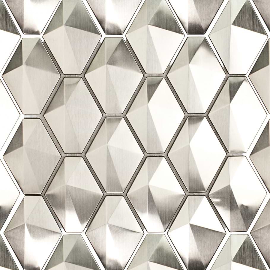 Metal Terrapin Tile used on wall