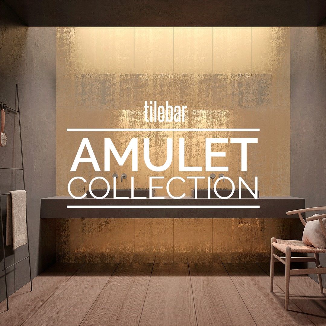 Amulet Mist Aubergine 18x36 Purple Metal Laminated Porcelain Tile