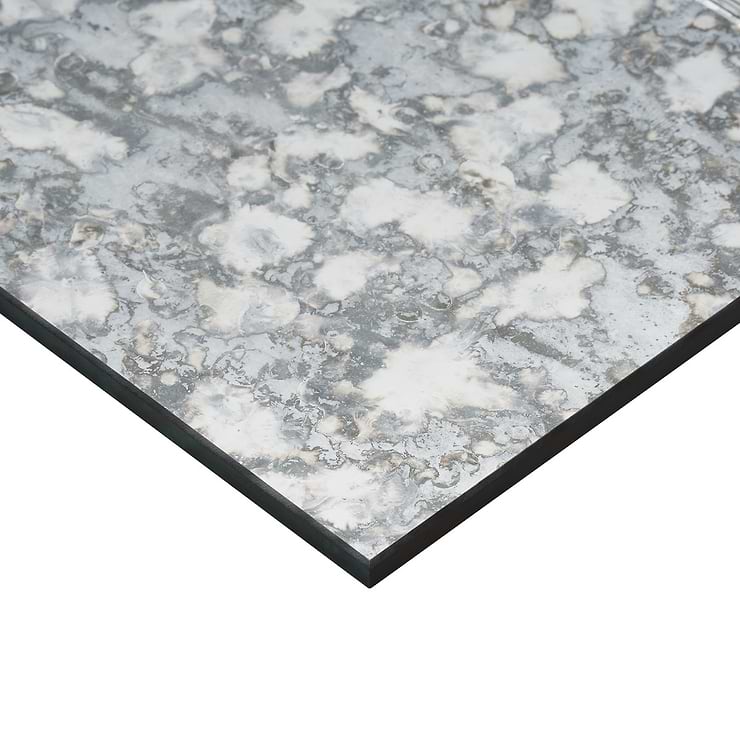 Marmont Silver 4.5x18 Polished Antique Mirror Tile