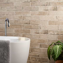Seville Delfi Dark Beige 3x12 Travertine Look Matte Porcelain Tile