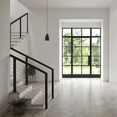 Fleetwood Chevron Plume 12x48 Rigid Core Click Luxury Vinyl Plank by Stacy Garcia