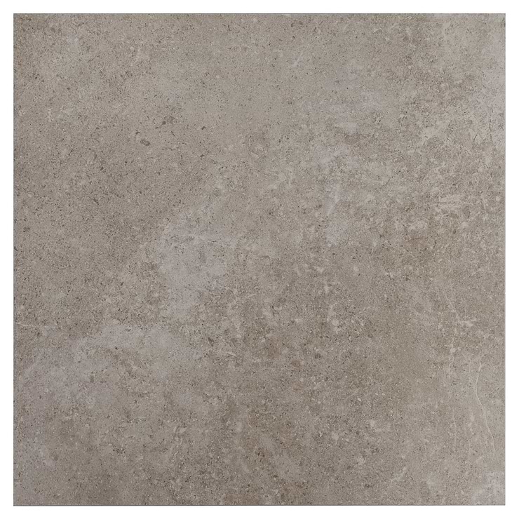 New Rock Tortora Taupe Beige 24x24 Limestone Look Matte Porcelain Tile