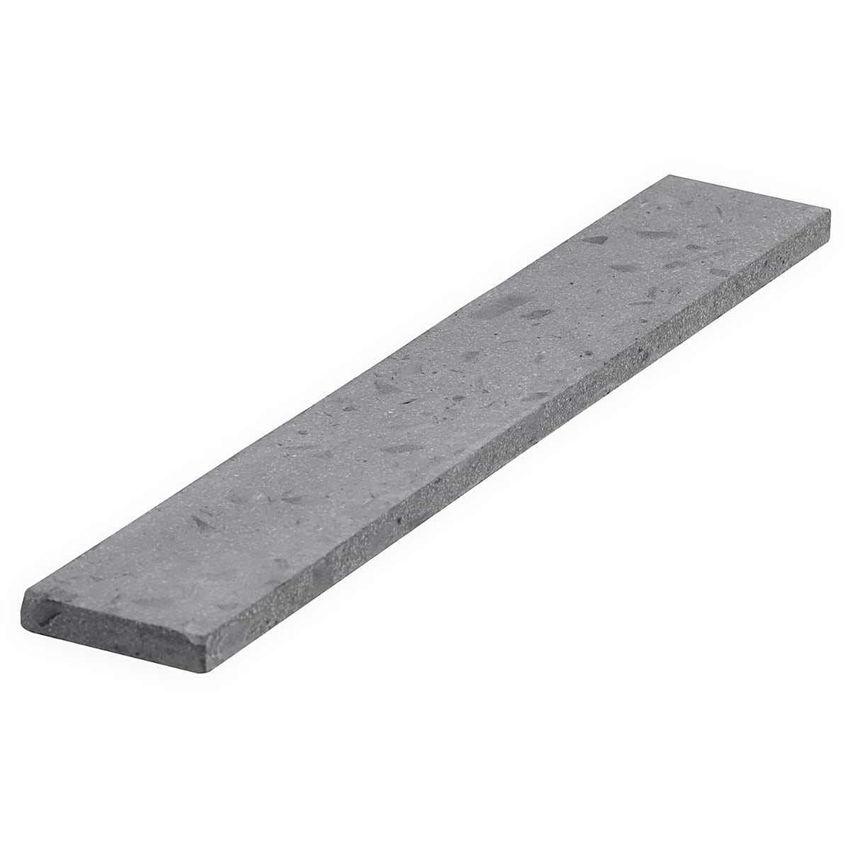 Mancala Smoke Gray 3x16 Terrazzo Tile | Tilebar.com