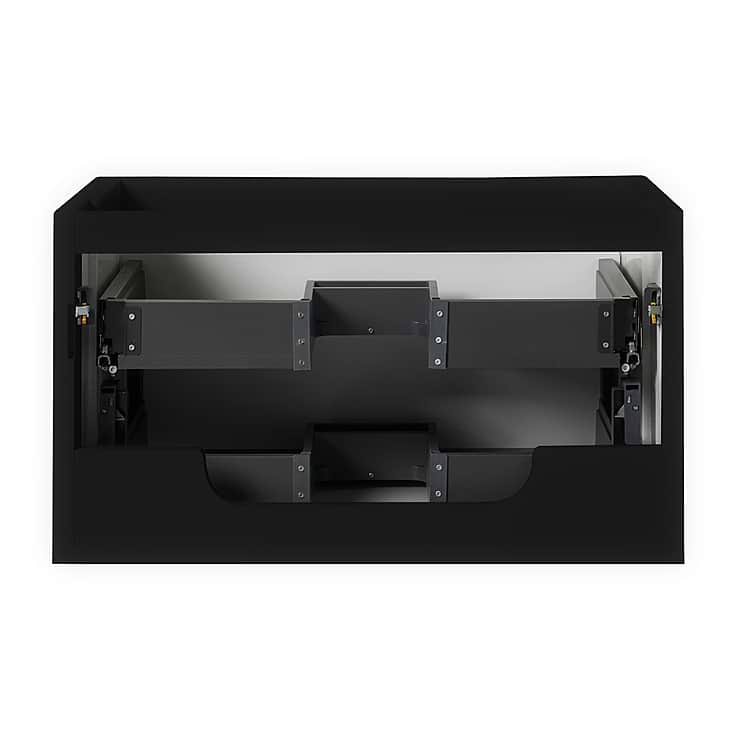 Luxe Collection 42" Black Gloss Vanity