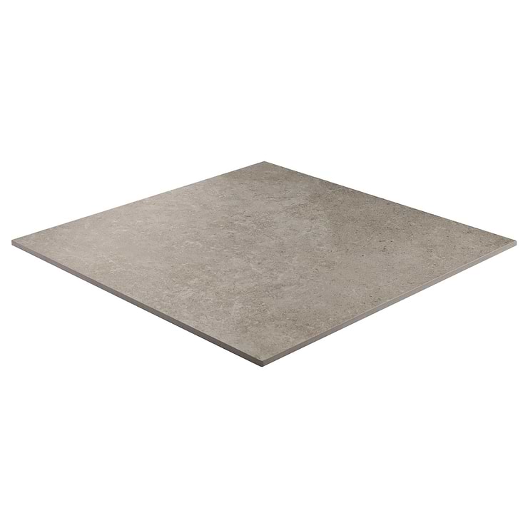 New Rock Tortora Taupe Beige 24x24 Limestone Look Matte Porcelain Tile