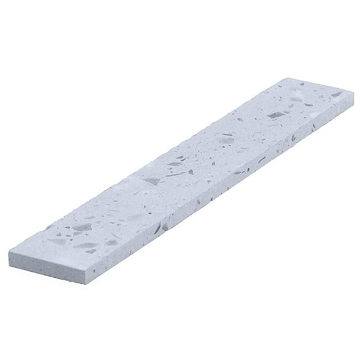 Mancala Denim Blue 3x16 Matte Terrazzo Tile