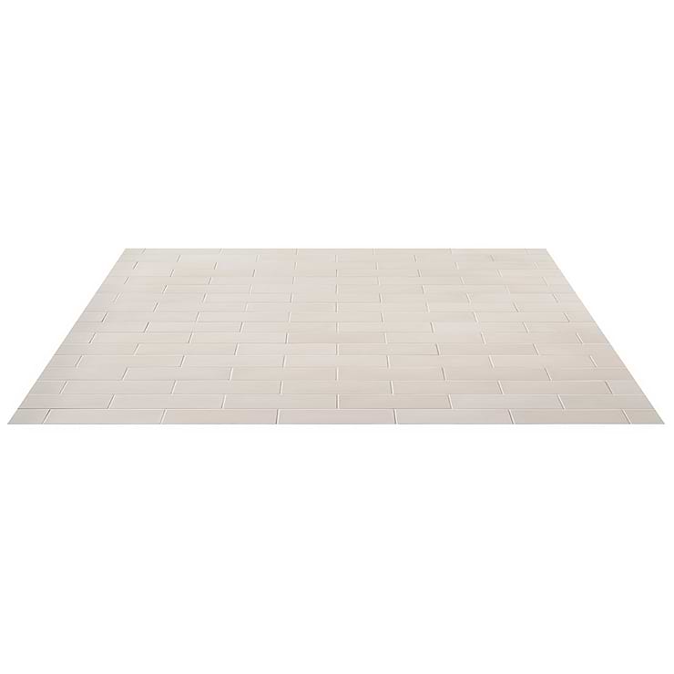 Chalk White Porcelain Wall and Floor Tile - 8 x 8 in.