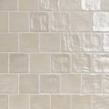 Montauk Sand Dune 4x4 Beige Ceramic Wall Tile with Mixed Finish - Sample