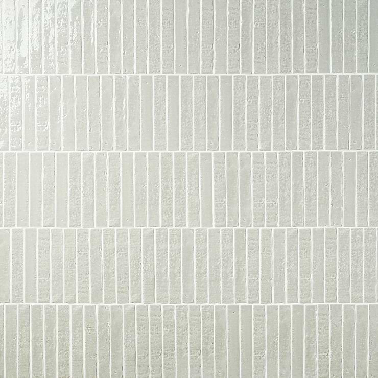 Wabi Sabi Chameleon Gray 1.5x9 Glossy Ceramic Tile