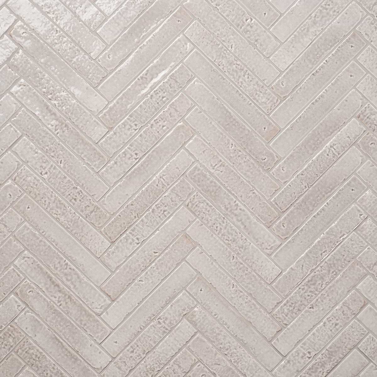 Wabi Sabi Agata Gray 1.5x9 Crackled Glossy Ceramic Tile | Tilebar.com