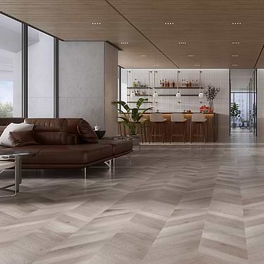 Fleetwood Chevron Dolphin 12x48 Rigid Core Click Luxury Vinyl Plank by Stacy Garcia
