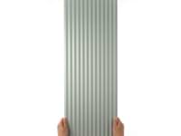 Mod Aquamarine 12x36 3D Fluted Matte Ceramic Tile 