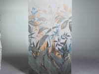 Art Gallery by Paula Purroy Terrace Blue and Green 24x48 Artisan Decor Matte Porcelain Tile
