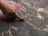 Art Gallery by Paula Purroy Bouquet Multicolor 24x48 Artisan Decor Matte Porcelain Tile